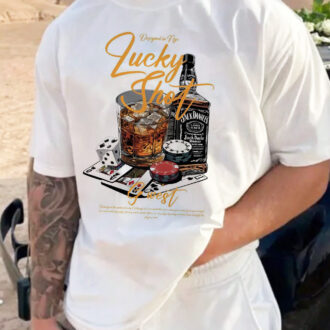 мъжка тениска Lucky shot dtg