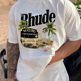 Мъжка тениска Rhude Malibu dtg