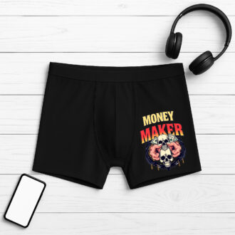 Мъжки боксер Money maker skull