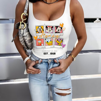 Дамски потник Disney cartoon dtg