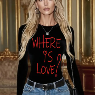Дамско боди Where Is Love?
