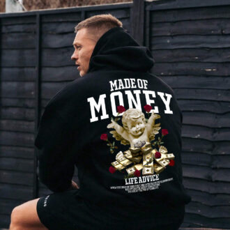 Мъжки суитшърт Hustler made of money -bask DTG