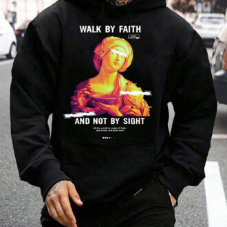 мъжки суитшърт Walk- by- faith-dtg