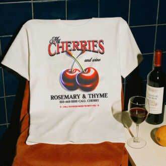 Мъжка тениска Cherries And Wine dtg