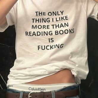 Мъжка тениска I like reading books jpg