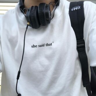 Мъжка тениска She said that jpg